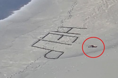 Yaralı sörfçü qum üzərində qoyduğu ismarıc sayəsində xilas edildi - FOTO