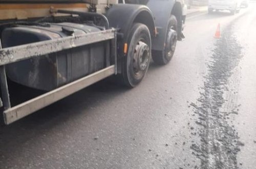 Bakıda eyni yolda bir gündə ikinci hadisə: Tıxac yarandı - FOTO