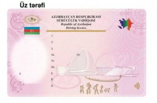 Azərbaycanda yeni sürücülük vəsiqələrinin verilməsinə başlanılıb - FOTO