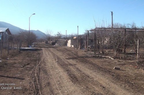 Кадры из села Ени Гаралар Агдамского района - ВИДЕО