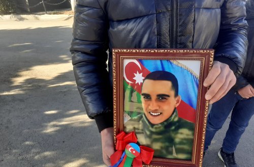 Uşaq evində böyüyüb,Vətən müharibəsində canından keçən şəhidmiz dəfn olundu-FOTO