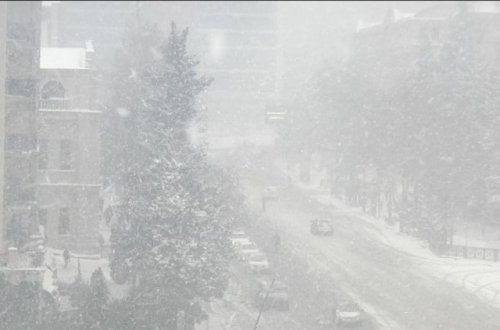 Bakı yollarında son vəziyyət – Fotolar