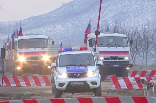 Rusiya sülhməramlıları Kəlbəcərə 180 tondan artıq humanitar yardım çatdırdı