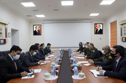 Bakıda Pakistan hərbi nümayəndə heyəti ilə görüş keçirilib