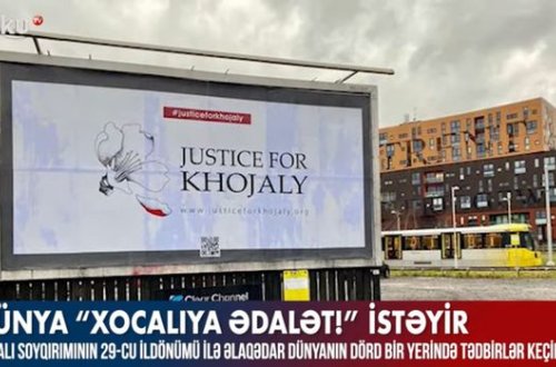 Xocalı soyqırımının 29-cu ildönümü ilə əlaqədar dünyanın dörd bir yerində tədbirlər keçirilib – VİDEO