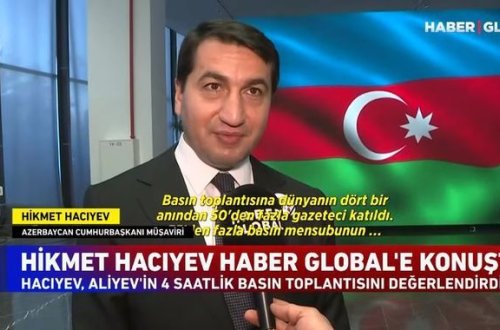 Hikmət Hacıyev İlham Əliyevin mətbuat konfransı haqqında danışdı – VİDEO