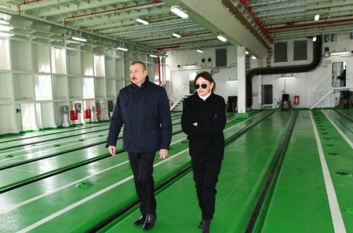 Ильхам Алиев и Мехрибан Алиева приняли участие в церемониях открытия ряда объектов - ВИДЕО