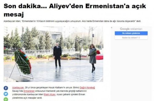 Türkiyə mediası: Prezident İlham Əliyev dörd saatdan artıq zamanda jurnalistlərin suallarını cavablandırıb