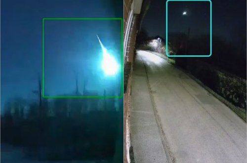 Nəhəng meteoritin düşmə anı görüntüləndi - VİDEO