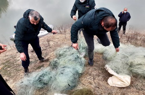 Qanunsuz balıq tutumuna qarşı reyd keçirildi,kobud qanun pozuntuları aşkarlandı-FOTO-VİDEO