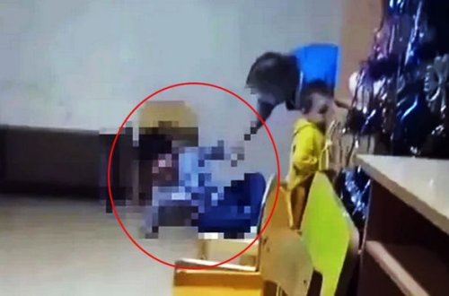 Xəstəxanada uşağı döyən tibb bacısı işdən qovuldu – VİDEO