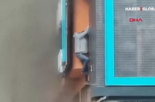 Soyuqqanlı şəkildə alovdan xilas olan satıcılar – ANBAAN VİDEO