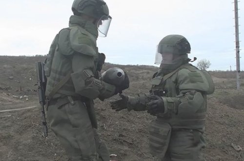 Российские саперы обезвредили в Карабахе около 25 000 взрывоопасных предметов - ФОТО