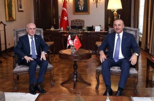 Gürcüstan və Türkiyə XİN başçıları görüşüb - FOTO