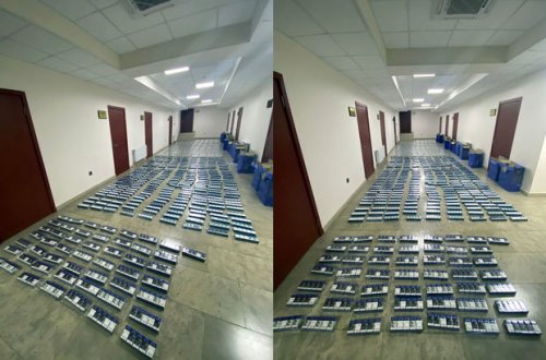 Bakıda aksiz markası olmayan külli miqdarda siqaret satan şəxs saxlanılıb - VİDEO