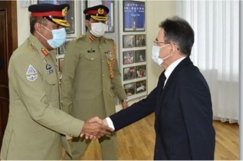 Мадат Гулиев принял председателя Объединенного комитета начальников штабов Пакистана