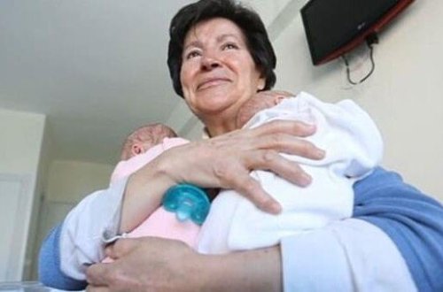 69 yaşlı qadının əkizləri əlindən alındı - FOTO