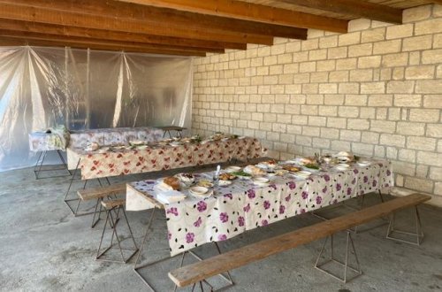 Balakəndə yas mərasimi keçirənlər cərimələnib - FOTO