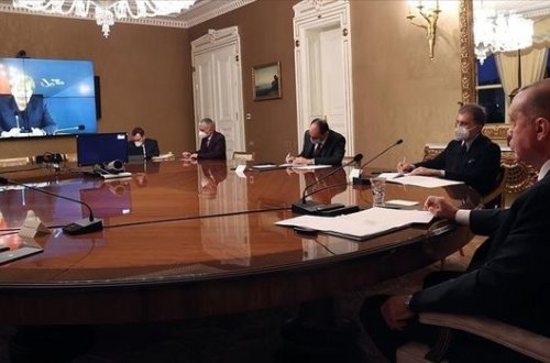 Ərdoğanla Merkel arasında görüş keçirilib - FOTO