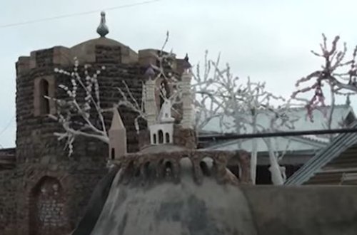 Şuşa məscidi və Xudafərin körpüsünün maketi hazırlandı - VİDEO