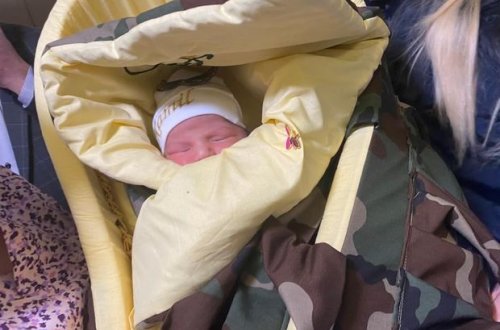 Daha bir şəhidin adı yeni doğulan övladına verildi - FOTO