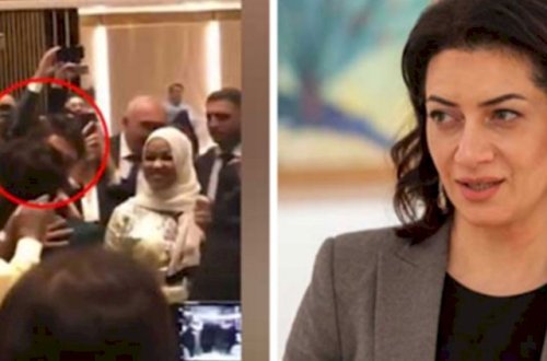 Məşhur siyasətçi Anna Akopyanı öpdü, qalmaqal yarandı - VİDEO