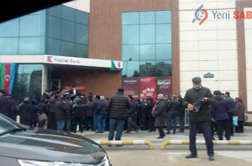 Bakıda karantin qaydaları kobud şəkildə pozuldu - Foto