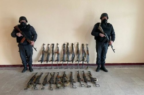 Qubadlı və Cəbrayılda ermənilərin atıb qaçdığı silah-sursat aşkar edildi - FOTO