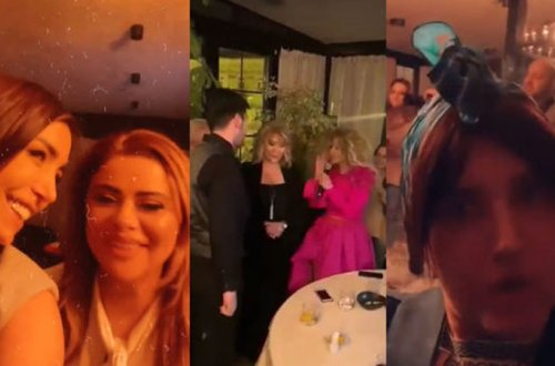 Aygün, Brilliant, Renka əyləncə gecəsində: Karantin qaydaları pozuldu (VİDEO)