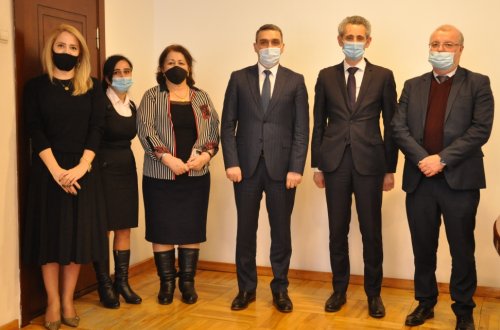 Fransa səfiri Mingəçevir Dövlət Universitetində olub