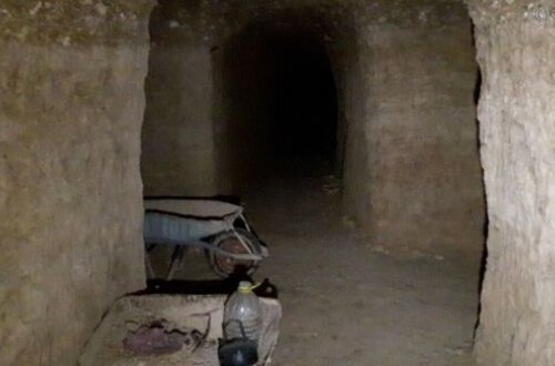 Qazıntı işi aparan fəhlələr 900 illik tarixi olan qədim tunel aşkar edib - FOTO