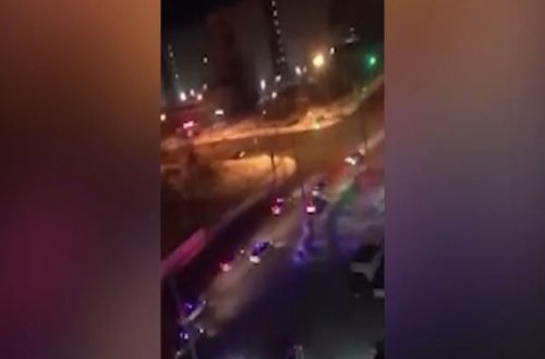 Rusiyada yeddi polis maşını bir sürücünü təqib etdi - VİDEO