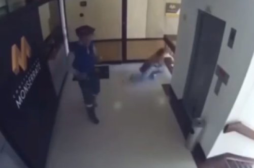 ŞOK OLAY: Ana övladını ölümün pəncəsindən son anda BELƏ XİLAS ETDİ - VİDEO