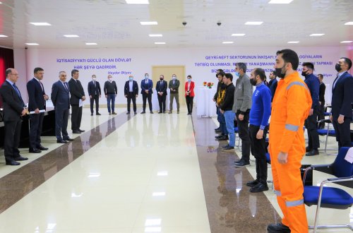 “Sumqayıt Texnologiyalar Parkı”nda  Vətən müharibəsində iştirak etmiş əməkdaşlarla görüş