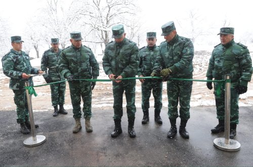 DSX-nın Ermənistanla sərhəddə yeni hərbi hissəsi açılıb