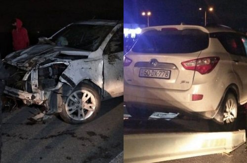 Bakıda sərxoş Türkiyə vətəndaşı qəza törətdi: Xəsarət alanlar var - FOTO