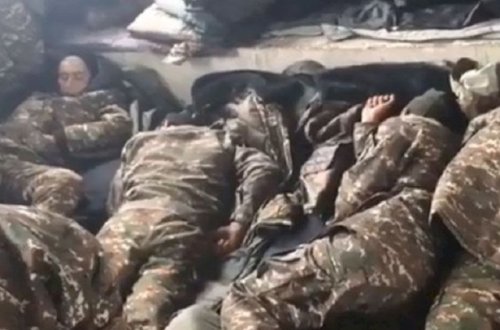 Azərbaycanla sərhəddə xidmət edən erməni hərbçilər acınacaqlı vəziyyətdə - VİDEO