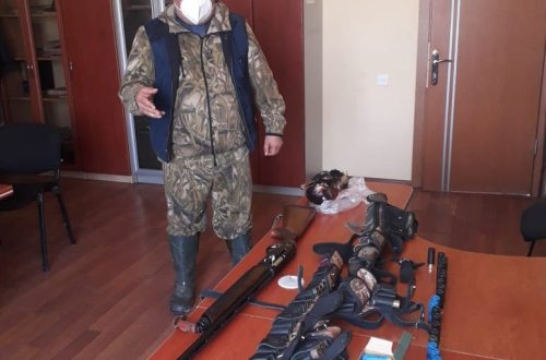Samuxda qanunsuz ov edən şəxs saxlanılıb-FOTO