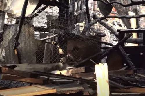 В Баку сгорели семь домов вынужденных переселенцев - ВИДЕО