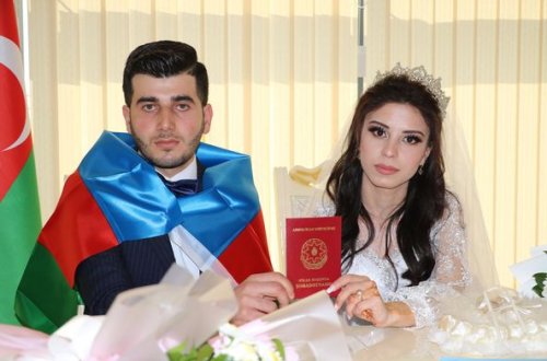 Mingəçevir Dövlət Universitetinin məzunu olan Vətən Müharibəsi qazisinin nigah mərasimi keçirilib