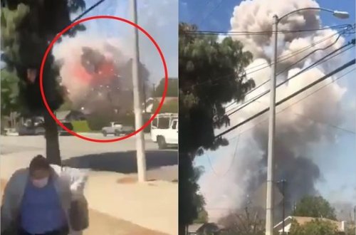 Yaşayış binasında “atəşfəşanlıq” iki nəfərin ölümünə səbəb oldu - VİDEO