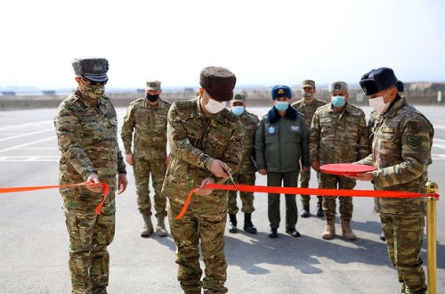 Министр обороны принял участие в церемонии открытия новых воинских частей - ВИДЕО