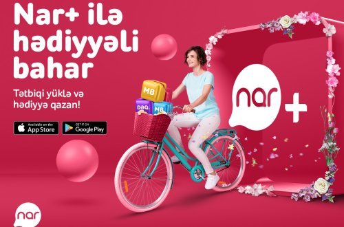 “Nar+” tətbiqini yüklə, xüsusi bonuslardan yararlan!