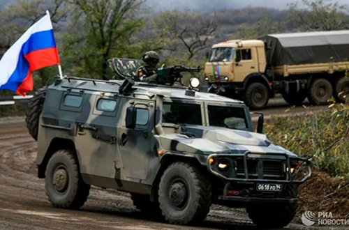 Azərbaycan Ordusunun karvanı Qırmızı Bazardan keçdi