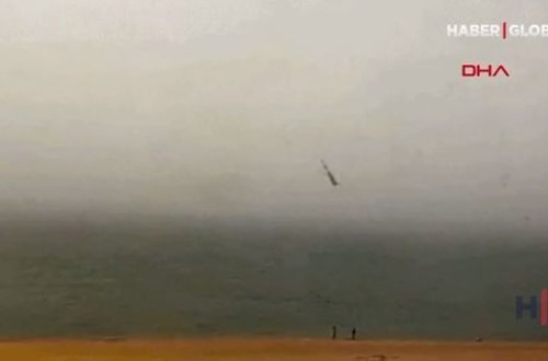 Çində helikopter dənizə düşüb: Üç nəfər ölüb – VİDEO