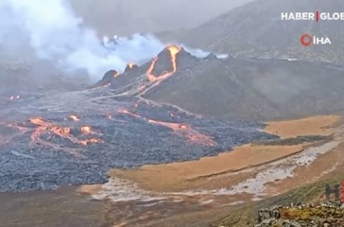 İslandiyada 6 min il yatan vulkan püskürməyə başlayıb - VİDEO