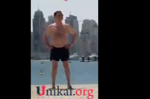 Nəcməddin Sadıkov Dubayda belə istirahət edir - VİDEO