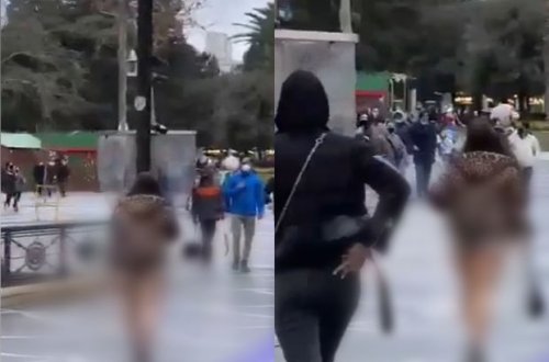 Qadın Bakının mərkəzində alt paltarında gəzdi: DİN hərəkətə keçdi