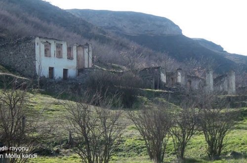 Кадры из села Юхары Моллу Губадлинского района - ВИДЕО