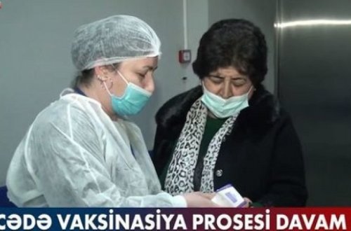 В Гяндже продолжается процесс вакцинации - ВИДЕО